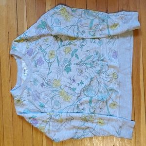 Old Navy French Terry floral sweatshirt